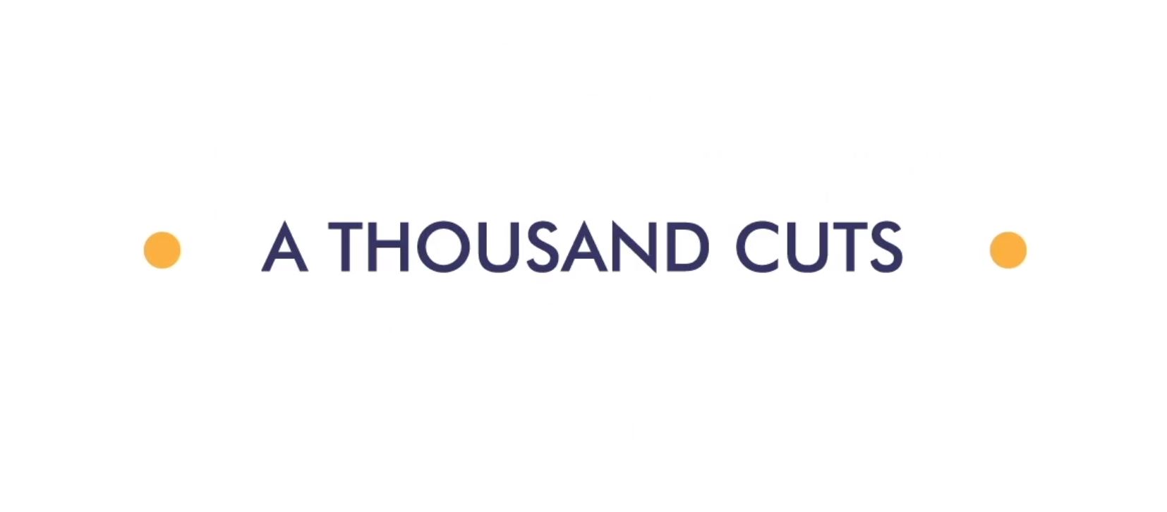 A Thousand Cuts representing image